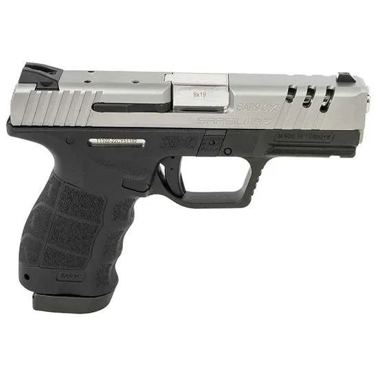 SAR USA SAR9CXST 9mm 15Rd Night Sights Black Compact - SAR_USA - 9mm