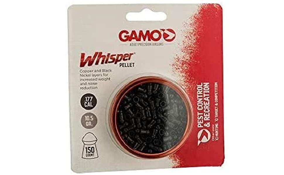 Buy GAMO 632272254 .177 High-Weight Quiet Pellets Copper/Black Nickel 150ct online