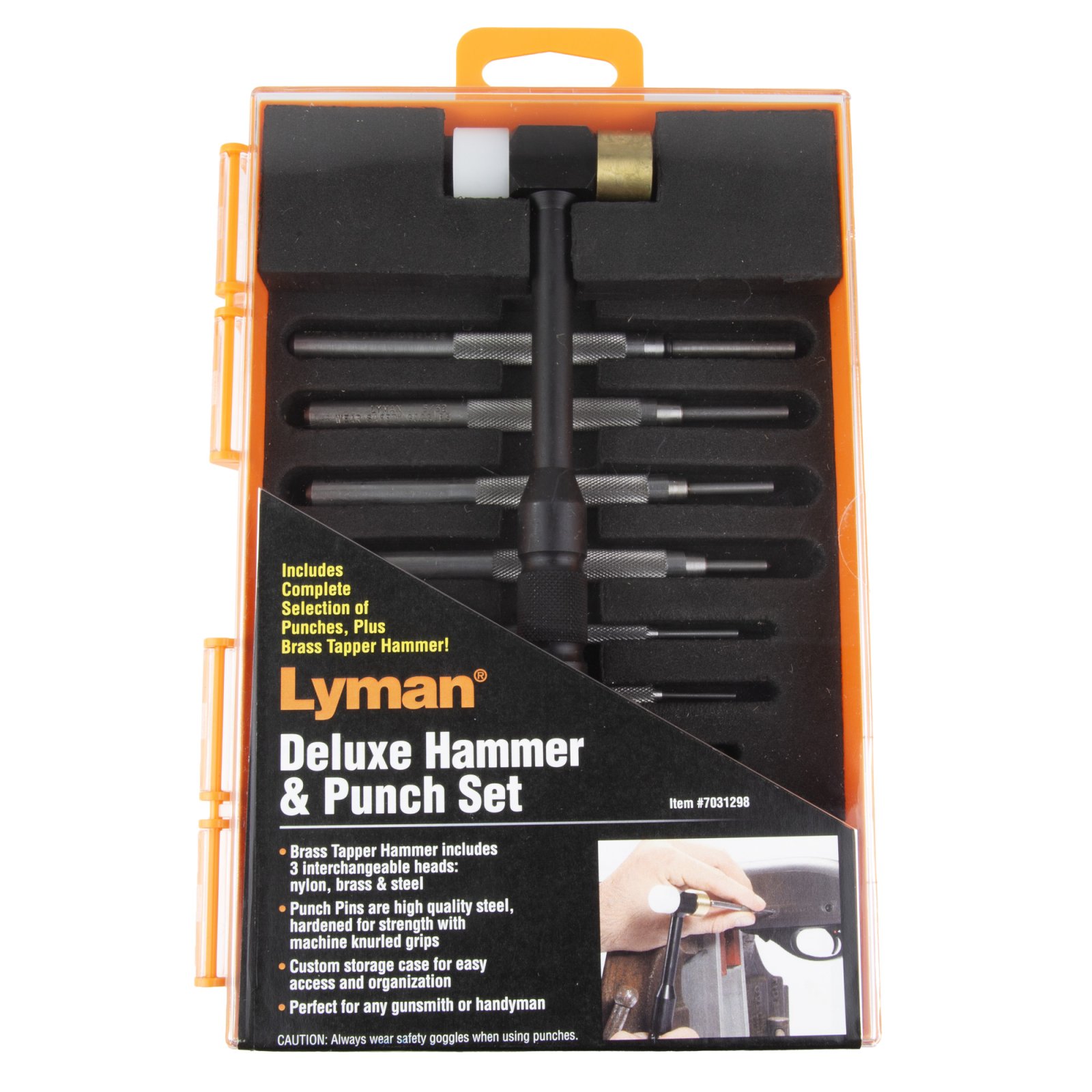 Buy Lyman Deluxe Hammer and Punch Kit 7031298 online
