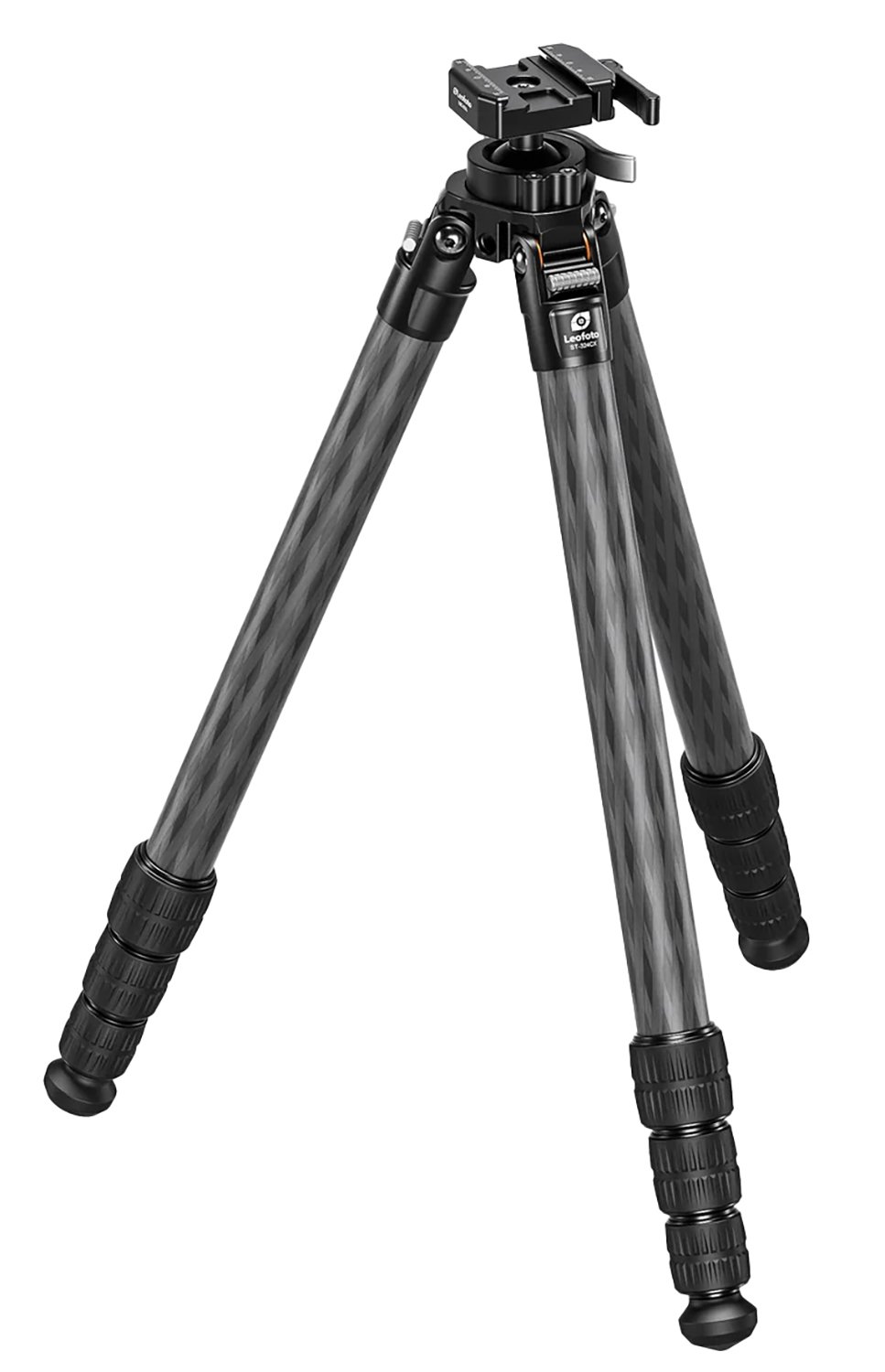 Leofoto Usa ST-324CX Integrated Ballhead ST-X Tripod 6.06"-58.54" High Black Aluminum - LEOFOTO