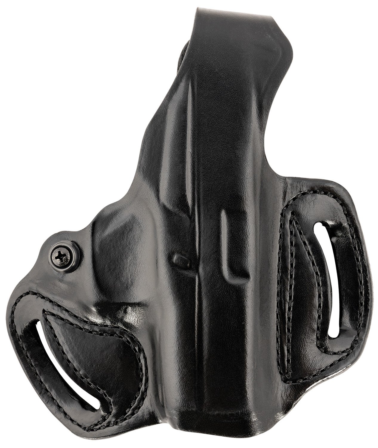 DeSantis Thumb Break Mini Slide OWB Black Leather for Glock 43/48 - DeSantis