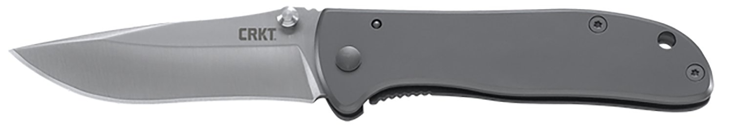Buy CRKT Drifter EDC Knife 2.88" Satin Blade Silver Stainless Handle online