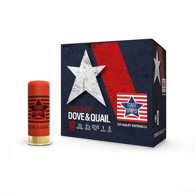 Buy PPU Stars & Stripes Dove Quail Shotshells 12ga 2-3/4" 1 oz 1250 fps #8 online