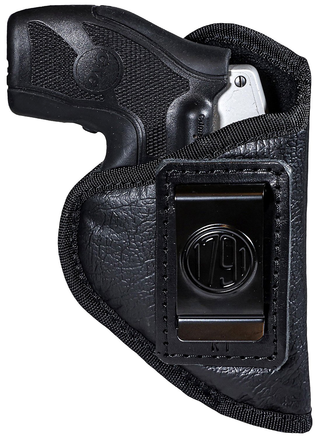 1791 Gunleather ECOR1BLKR EcoCarry IWB Holster Black Small Right Hand - 1791 Gunleather