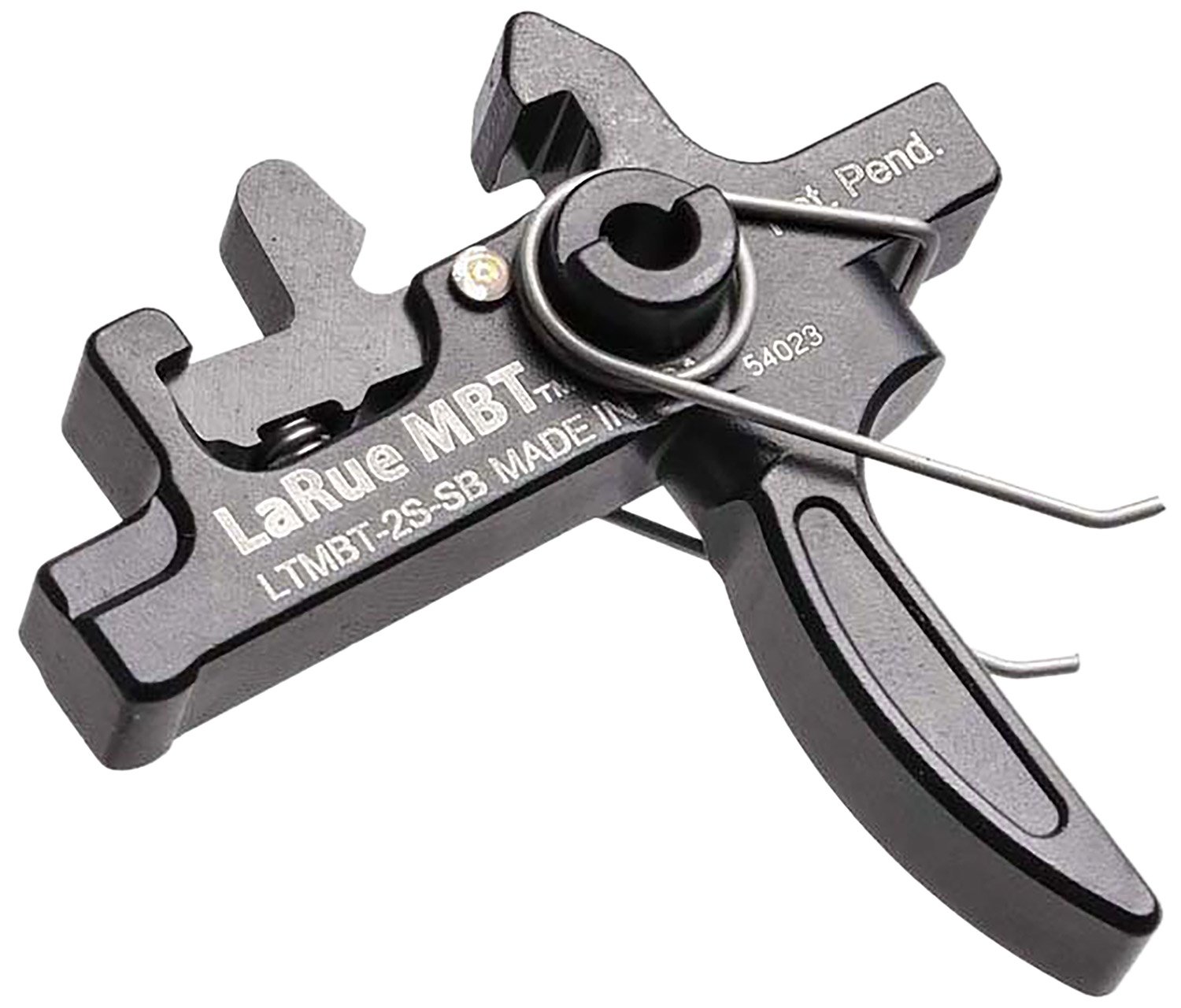 LaRue Tactical LTMBT2SSB MBT-2S Black Two-Stage Trigger 4.5 lbs AR10/AR15 - LARUE - MBT-2S