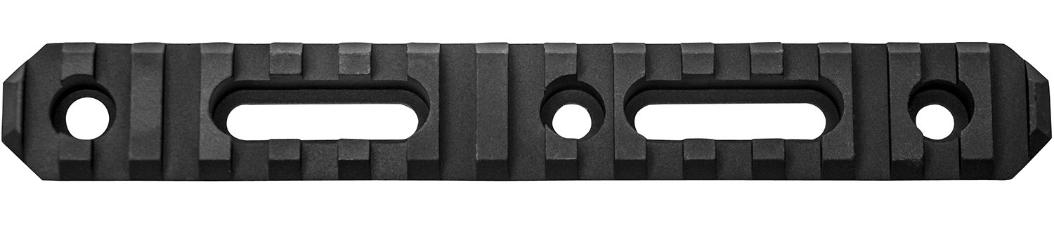GrovTec US Inc GTSW191 6 Inch 15 Slot Stock AR Black Anodized - Grovtec - 6 INCH 15 SLOT STOCK AR
