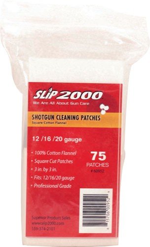 Buy Slip 2000 60952 Cotton Cleaning Patches 3" Sq 12/16/20GA 75-Pack online