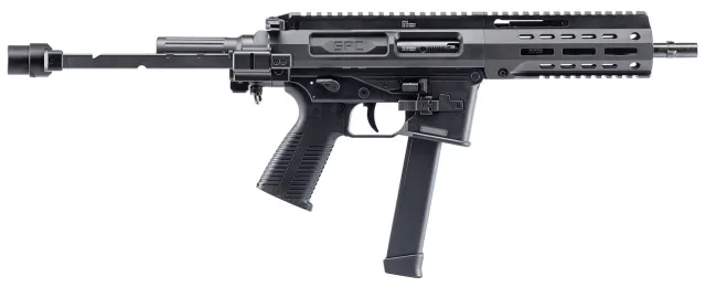 B&T 500003TBG SPC9 9mm Luger 33+1 9.10" Black Polymer Grip Pistol