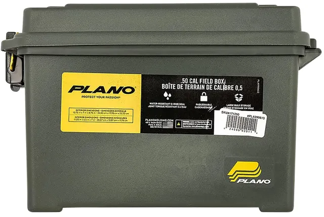 Buy Plano Ammo Field Box, OD Green, Small - Waterproof, O-Ring Seal, 13.75" x 7" x 8.75" online