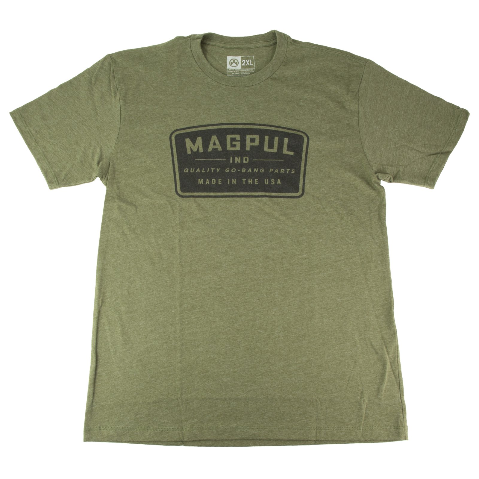 Buy Magpul MAG1526-316-2XL Go Bang Parts Olive Drab Heather Cotton/Polyester Short Sleeve 2XL online