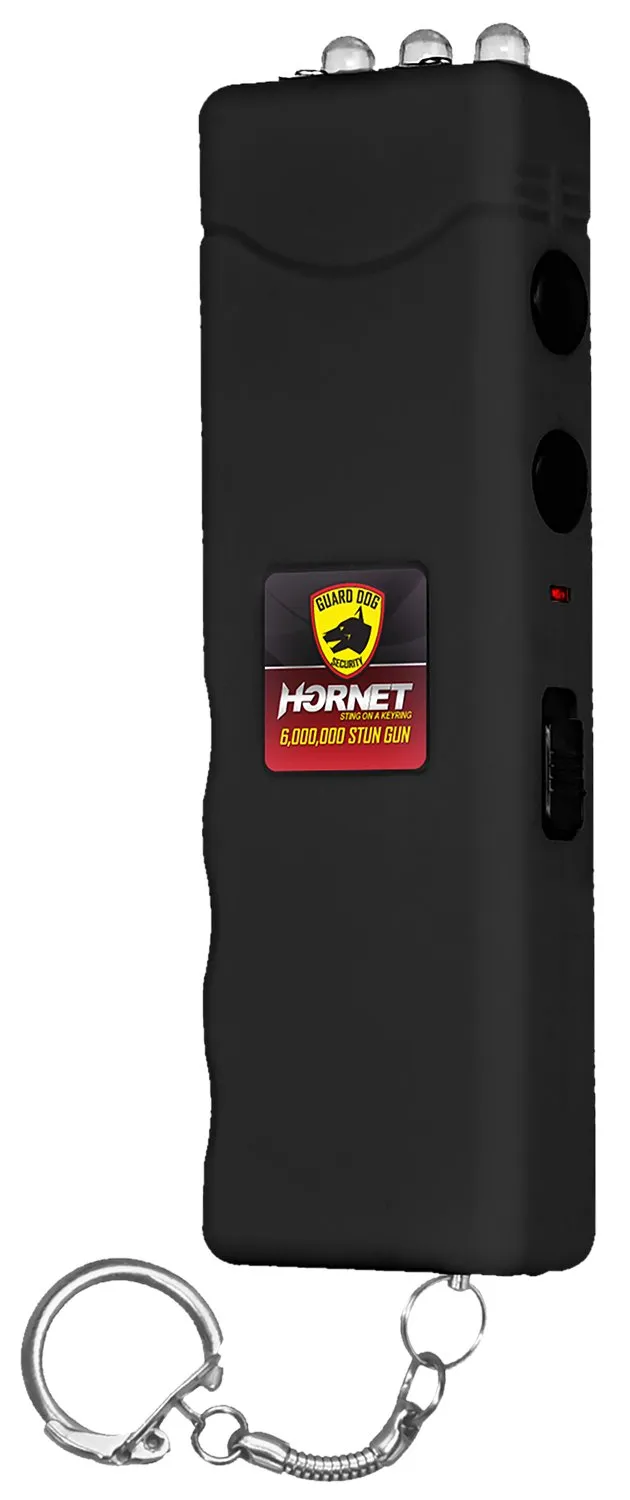 SKYLINE USA INC SGGDH6000BK Stun Gun Hornet Black Features LED Light... - GuardDog