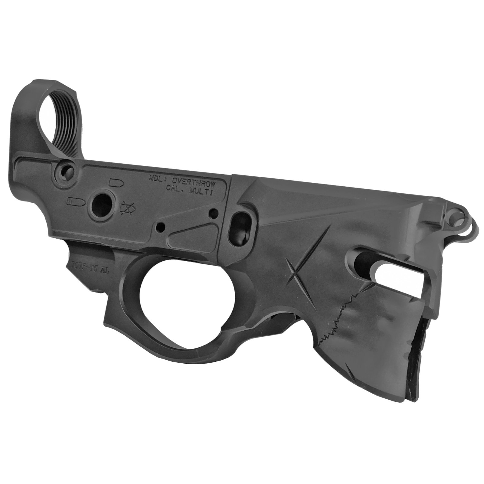 Sharps Bros Overthrow AR-15 Stripped Lower Billet Aluminum SBLR07 - Sharps Bros - 5.56 mm NATO