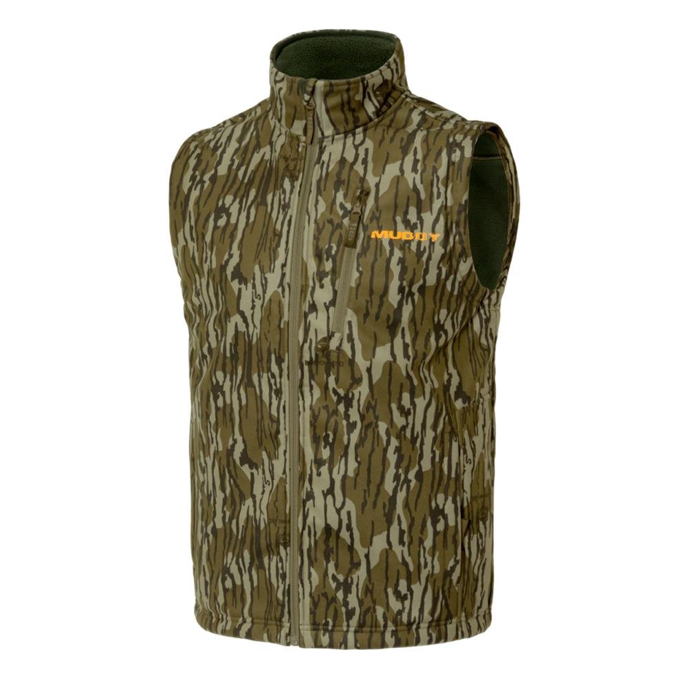 Buy Muddy MUD-WDP-VEST-MOB-M TRX Softshell Vest Mossy Oak Bottomland M online