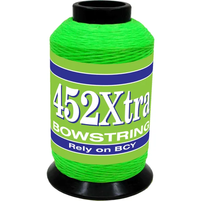 Buy BCY 452Xtra Bowstring Material Flo Green 1/4 lb, 67% Dyneema, 33% Vectran online