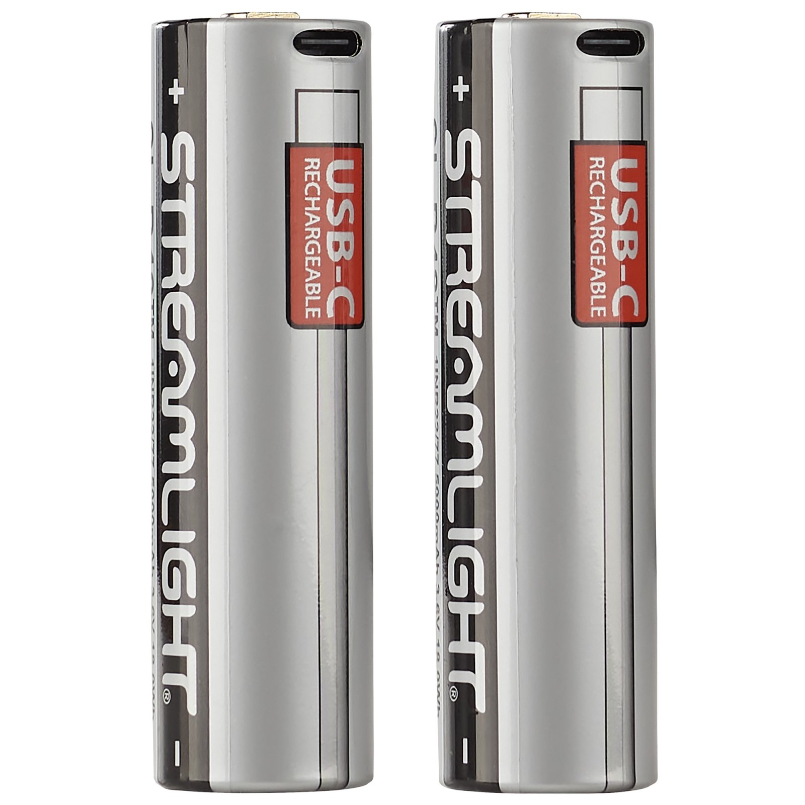 Streamlight 88133 SL-B48 USB Li-Ion Battery 2-Pack Silver - Streamlight