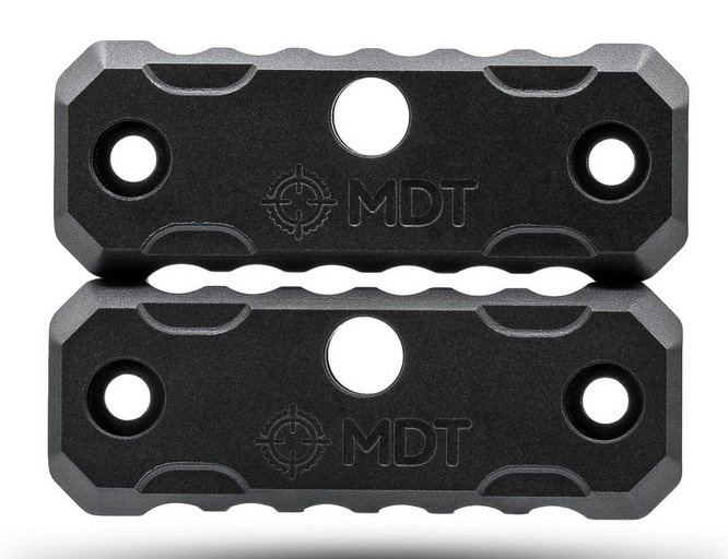 Mdt Sporting Goods Inc 107320BLK Forend Weight M-LOK Mount, 0.35 lbs Each (2 Pack), QD Sling Mount, Black Steel - MDT