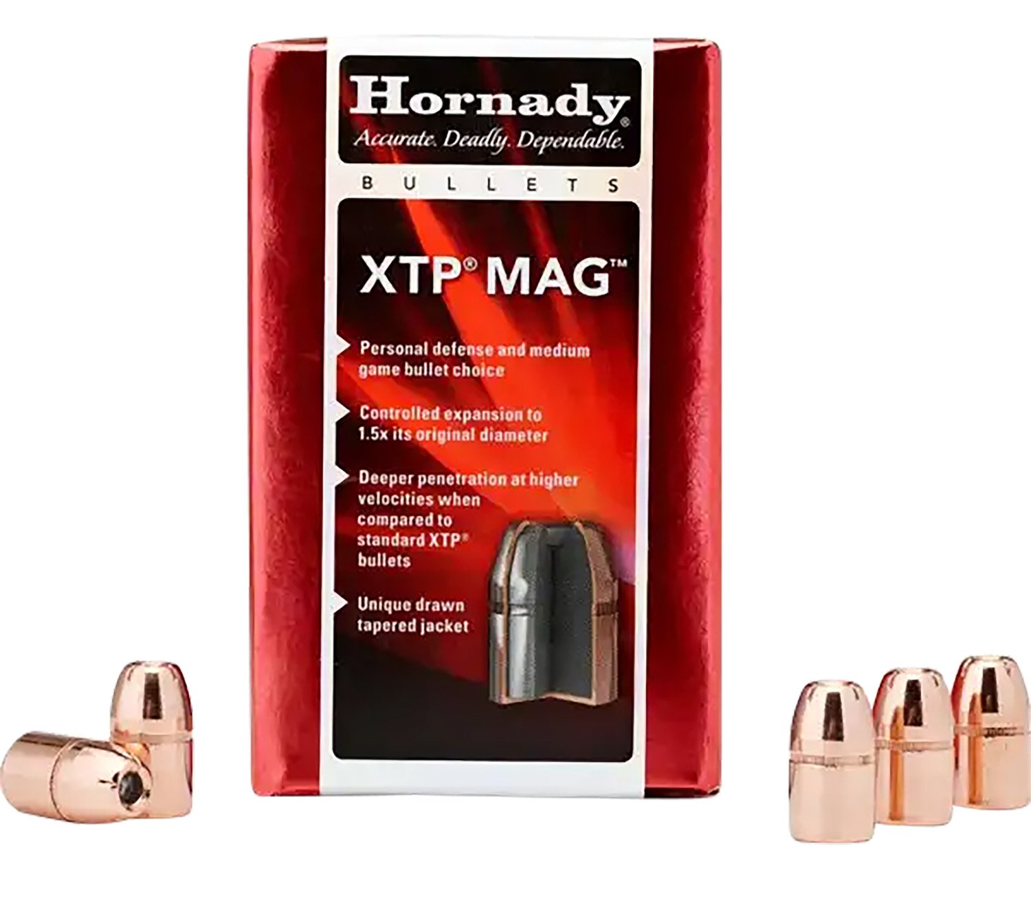 Hornady 45235 XTP Mag 45 Cal .452 300 gr Hollow Point (HP) - Hornady - 45 Caliber