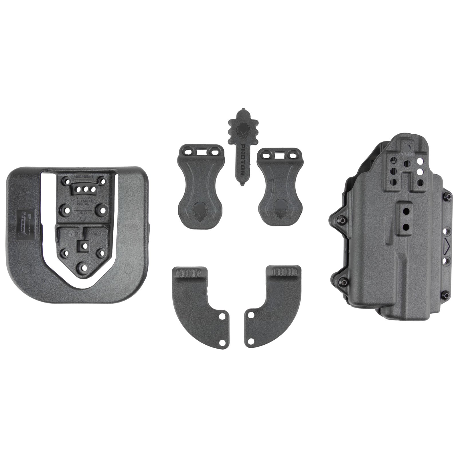 Alien Gear PHO-0601-L1-D Photon Holster, Glock 17/22, Ambidextrous, Black - Alien Gear Holsters