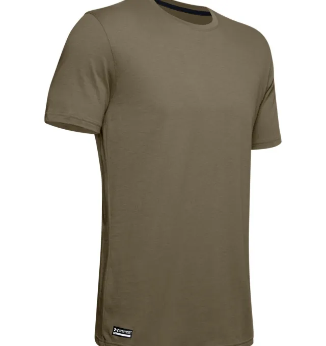 Under Armour Tactical Cotton Short Sleeve Moisture-Wicking T-Shirt