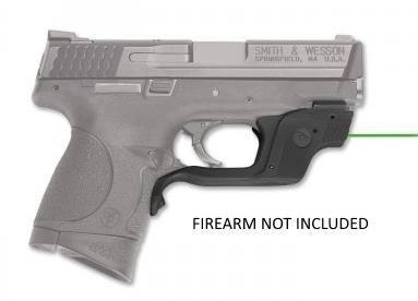 Crimson Trace LG-360G Green Laser for Smith & Wesson M&P, Black Polymer - Crimson Trace - 0.50" AT 50 FT