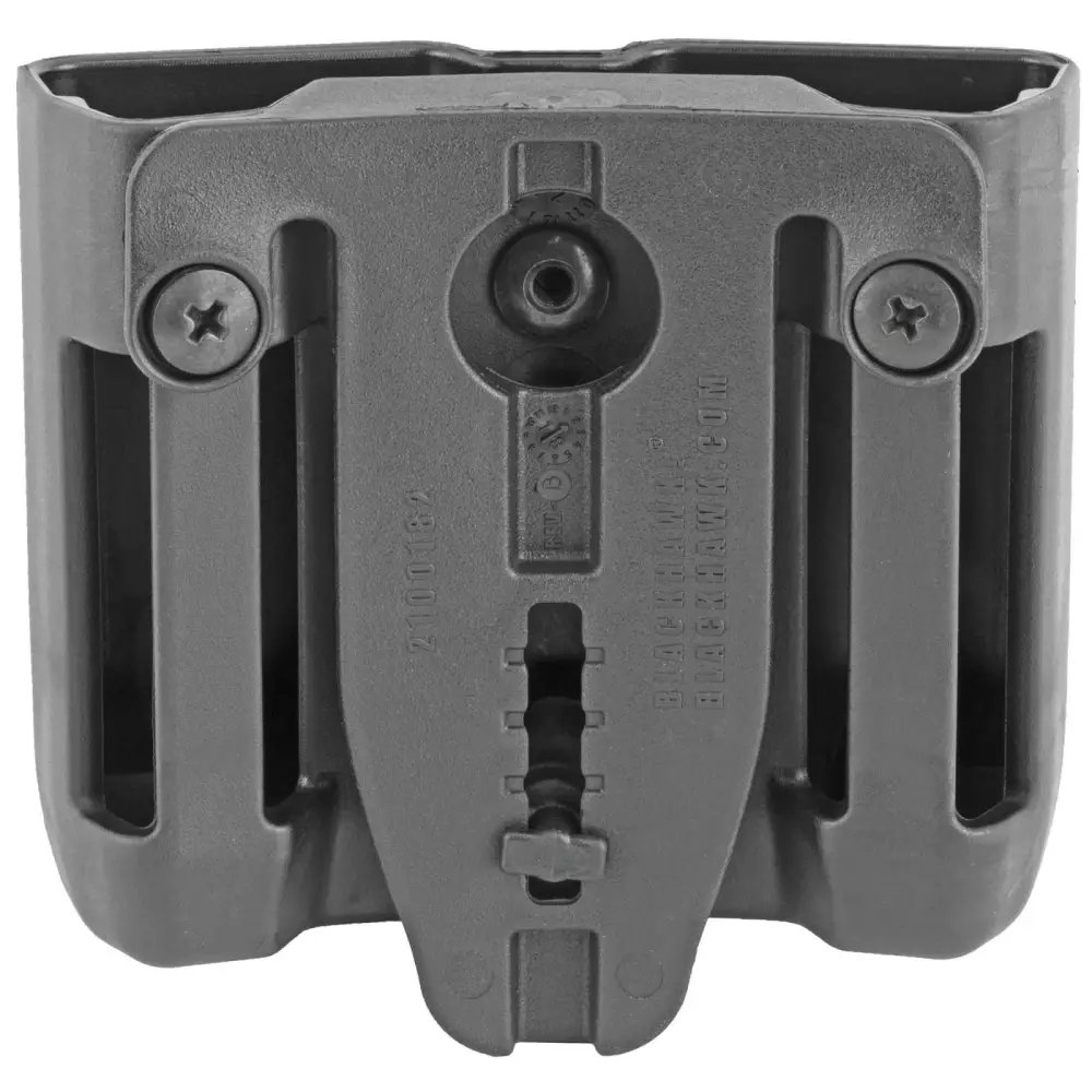 Blackhawk 410510PBK Double Magazine Case Matte Black Polymer - Blackhawk