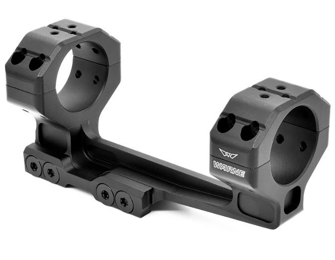 Warne 7818M Precision Cantilever Scope Mount 30mm Black Anodized 0 MOA - Warne
