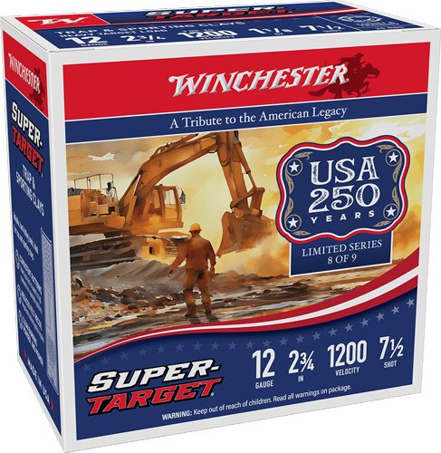 Winchester Super Target 12GA 1200FPS 1-1/8OZ #7.5 250RD CASE - Winchester - 12 Gauge