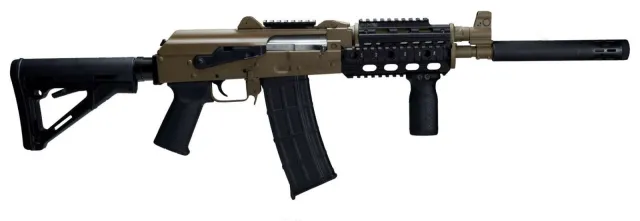 Zastava ZP85556FDER 5.56x45mm ZPAP85 AK Rifle 16" FDE Cerakote 30rd - Zastava Arms - 223 Rem | 5.56 NATO