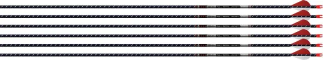 Easton 417843 5mm Full Metal Jacket Arrows 500 Blazer Vanes 6pk - Easton