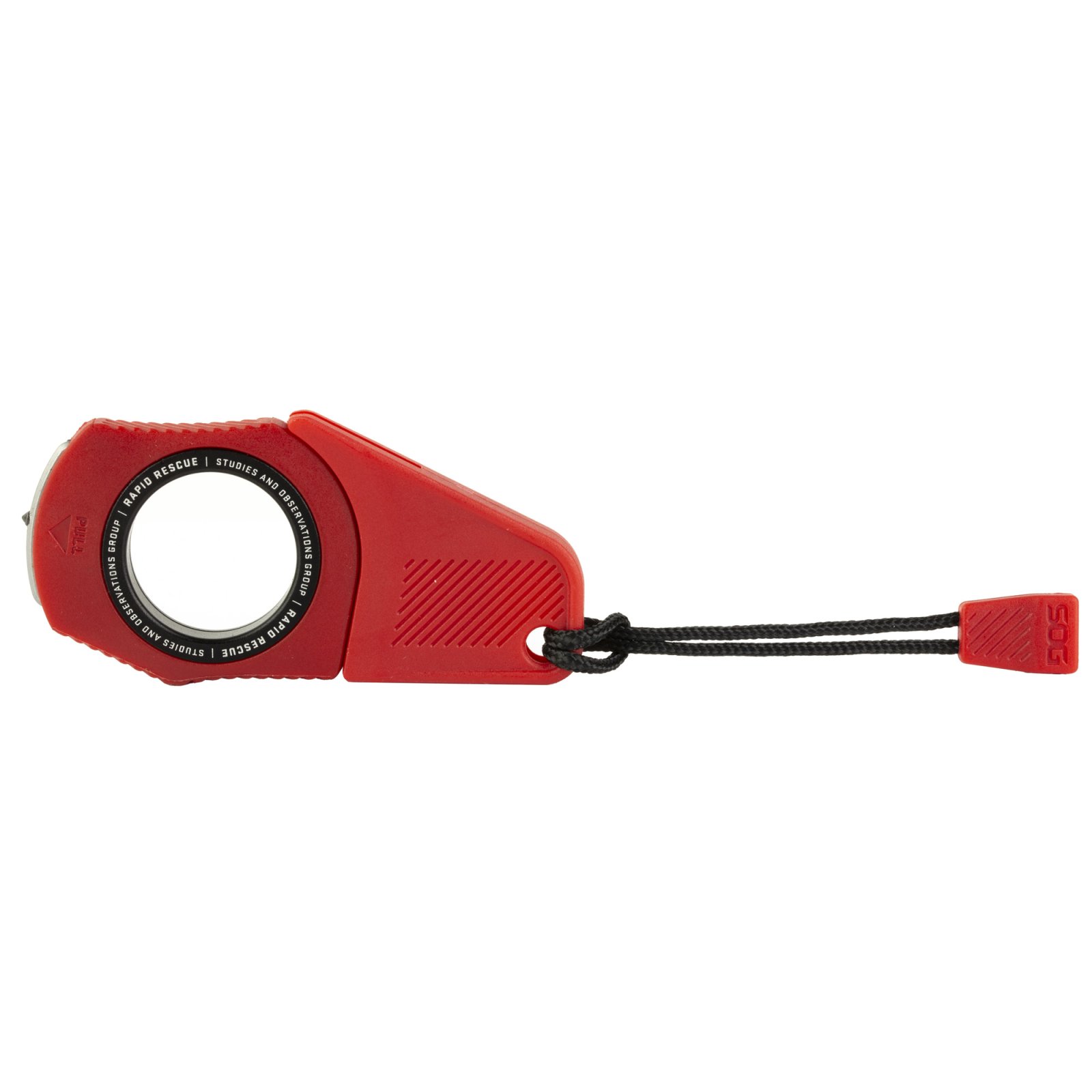 SOG Rapid Rescue Seatbelt Cutter with Glass Breaker, Red - SOG