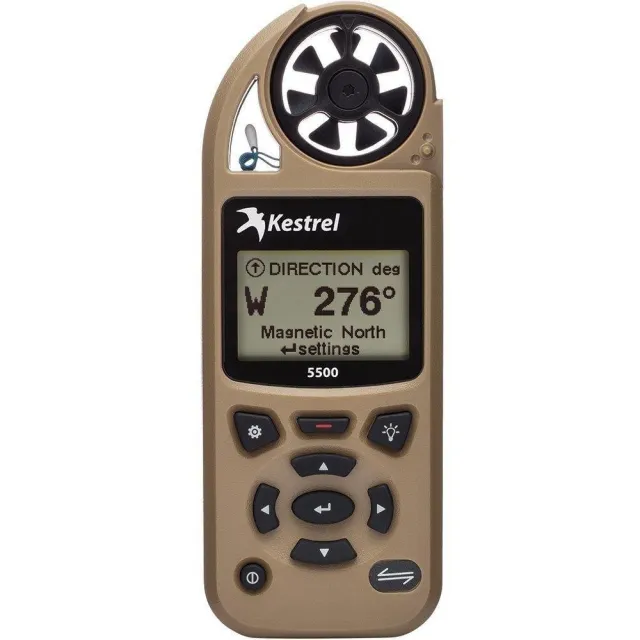 Kestrel 5500 Weather Meter + Bluetooth LiNK Vane Mount - Desert Tan - Kestrel