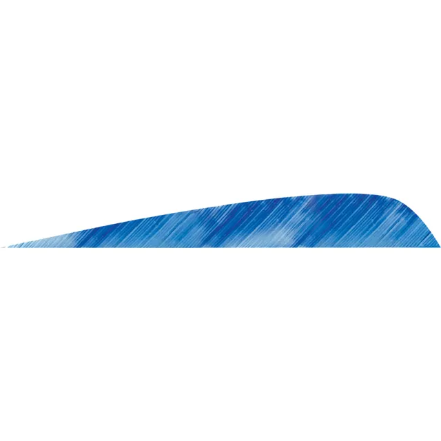 Gateway 400LPTWB-50 Parabolic Feathers 4" White/Blue LW 50pk - Gateway