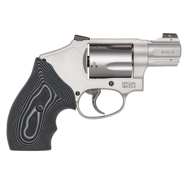 USED Smith & Wesson 642 J-Frame Handgun .38 S&W Spl 5rd Capacity 1.88 Barrel Silver with Black