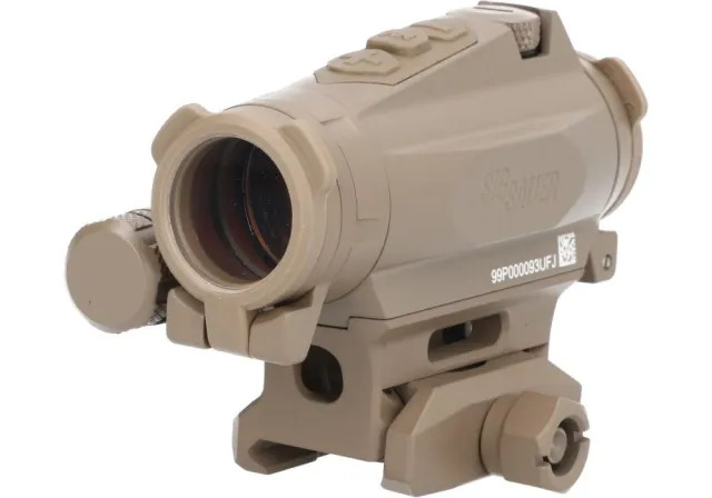 Sig Sauer SOR44002 ROMEO4XT-PRO 1x20mm Red Dot Sight FDE 0.5MOA M1913 - Sig Sauer - 20MM