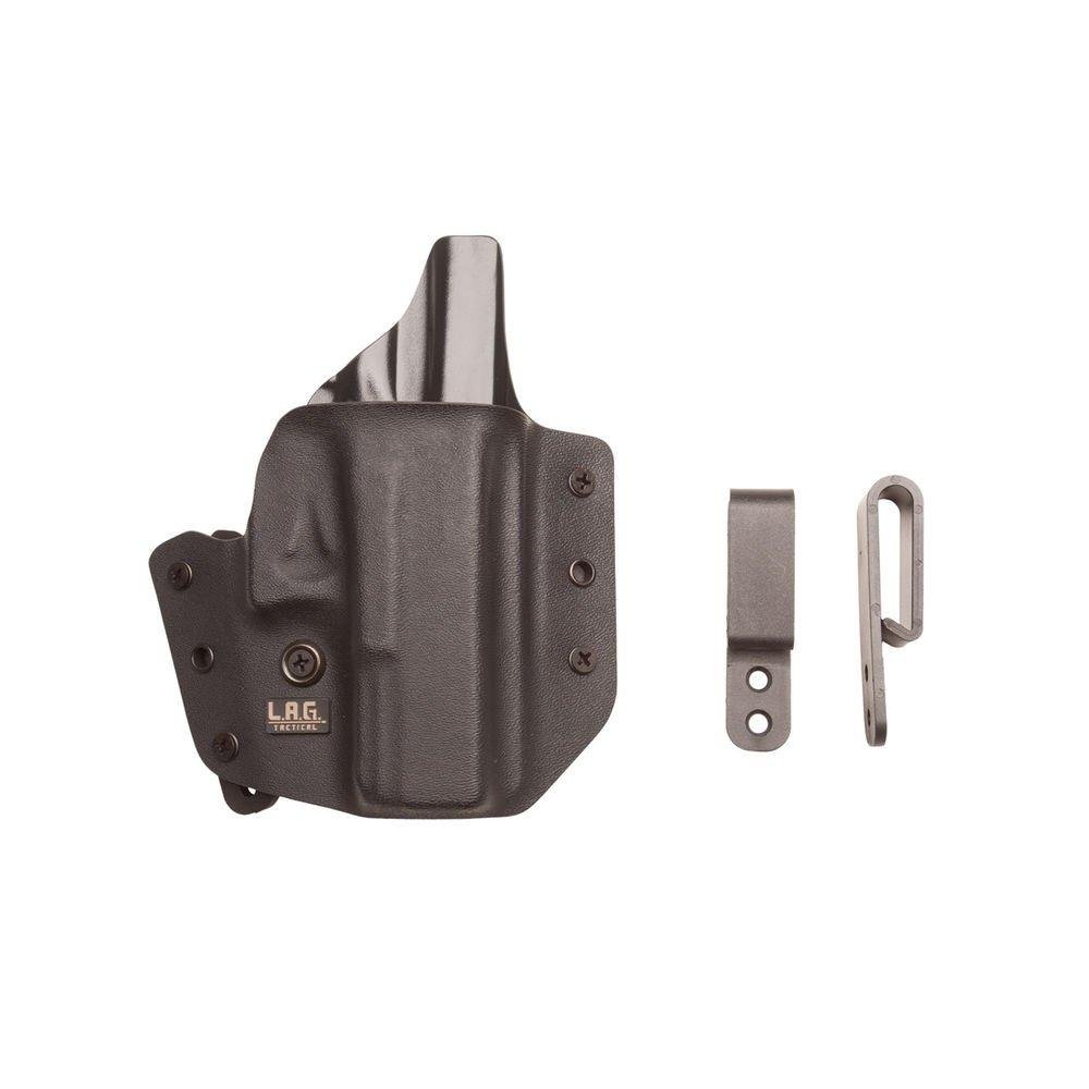L.A.G. Tactical 4001 Defender Holster S&W M&P Compact 9/40 Black RH - L.A.G. Tactical, Inc.