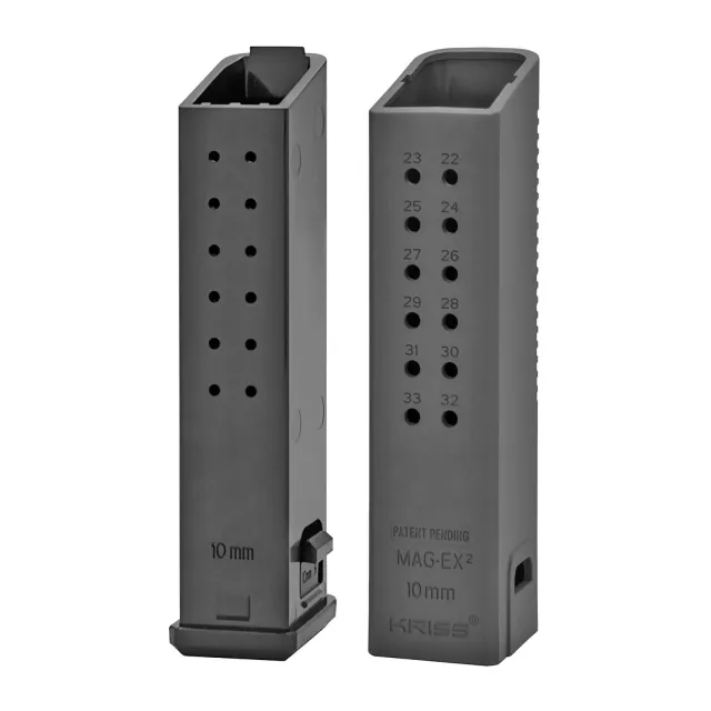 Buy KRISS USA KVA-MX2K10BL01 Mag Extension 10MM +18 Rounds Black 3 Pack online