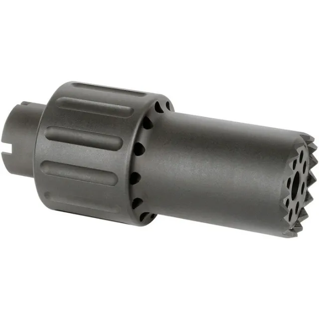 Midwest Industries MI-ALPHA-BD24MM Blast Diverter 24mm Black Matte - Midwest Industries
