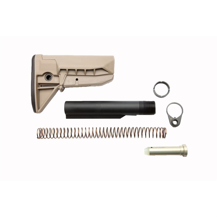 Bravo Company Manufacturing SOPMOD Collapsible Mil-Spec Stock FDE - Bravo Company Manufacturing