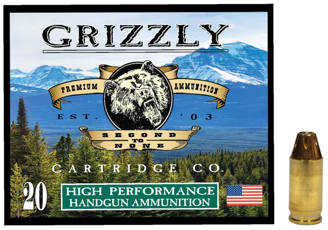 Buy Grizzly GC38A1 380ACP+P 90gr JHP Ammo, 1200fps, 20/Box online
