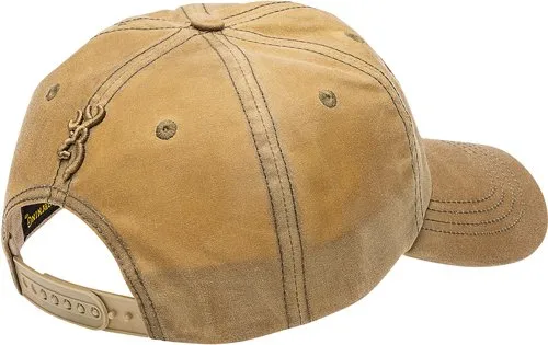 Browning Cap Antiquity Wax Rec Patch Tan Wax - Browning for sale at Gun Club HQ
