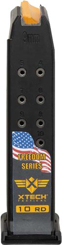 XTech Tactical XT3032101 Magazine Glock 19 10RD Freedom Series - XTech Tactical