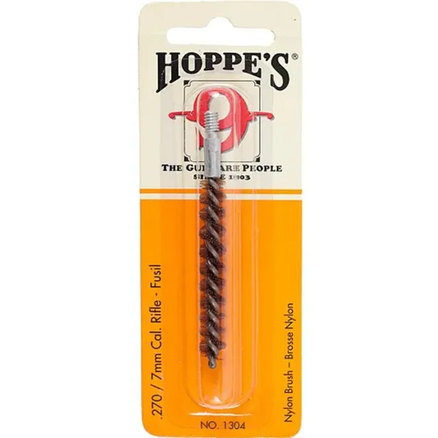 HOPPE 1304 TYNBR Nylon Rifle Brush .270 caliber/7mm #1304 - Hoppe's - .270 caliber/7mm