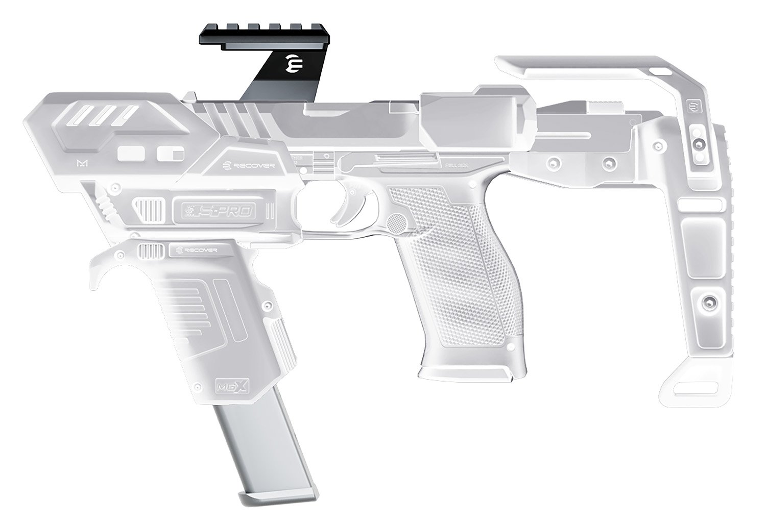 Buy Recover Tactical URP-01 S-PRO Upper Rail 5-Slot Picatinny online