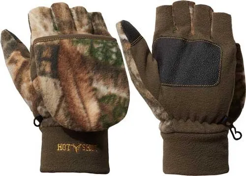 HOT SHOT HF2 BULLS-EYE POP-TOP MITTEN FLEECE INSUL RT-EDGE XL - Hot Shot for sale at Bang-Bang Tactical