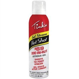 Tink's Scents #69 Hot Shot Doe In Estrus Scent Gel 5 oz W6260 - TINK'S SCENTS
