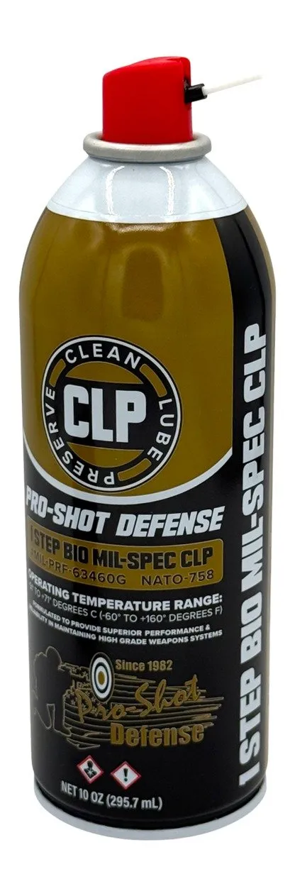 PROSHOT 1STEPBIOMS10 Bio Mil Spec CLP 10oz Cleaner - PROSHOT
