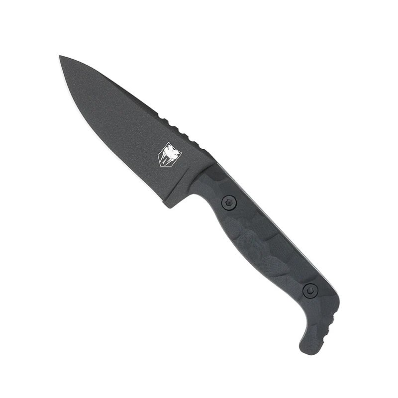 CobraTec CTKPBLK Kingpin 4" D2 Steel Knife with G-10 Handle & Kydex Sheath - CobraTec Knives