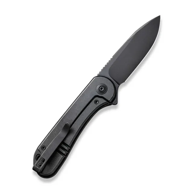 WE Knife WE18062X3 Elementum 2.96" Black Titanium 20CV Frame Lock - We Knife