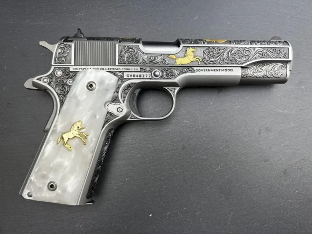 Colt 1911|Government 45 Auto 7+1 5.000 Stainless Steel Stainless Steel