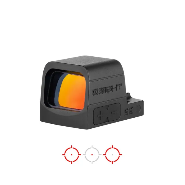 OSIGHT SE, 2 MOA DOT + 32 MOA CIRCLE RED DOT SIGHT - OSIGHT